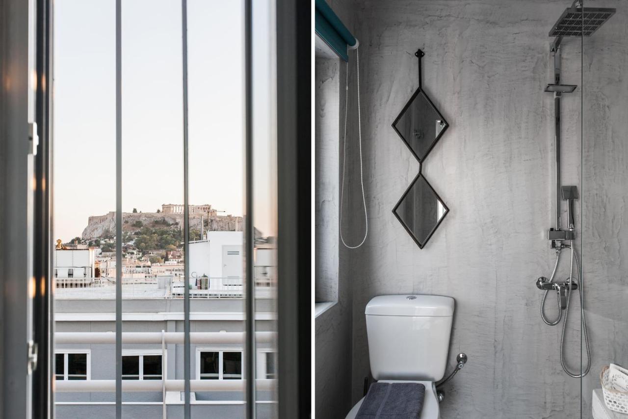 Gorgeous Retire With Breathtaking Acropolis View! Lägenhet Aten Exteriör bild