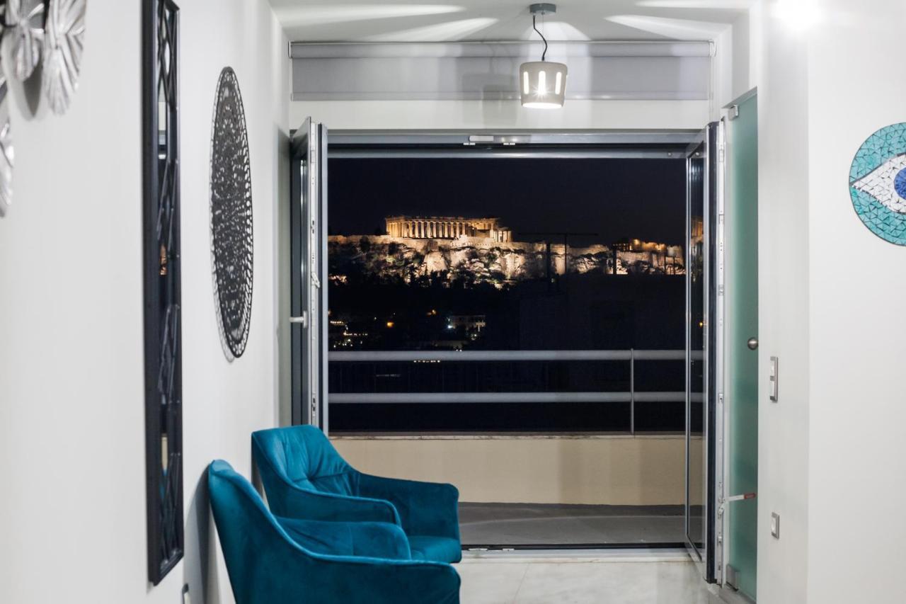 Gorgeous Retire With Breathtaking Acropolis View! Lägenhet Aten Exteriör bild