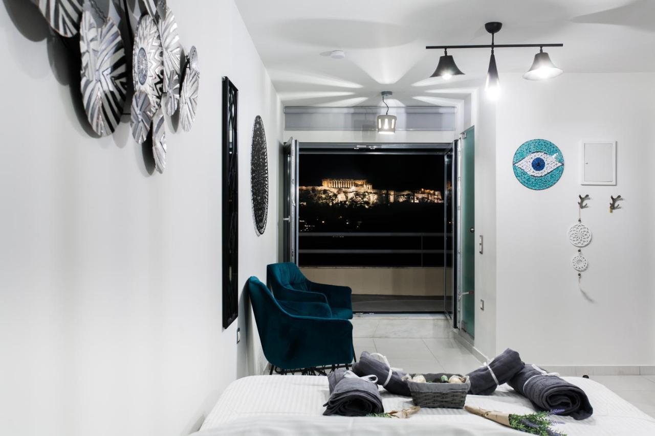 Gorgeous Retire With Breathtaking Acropolis View! Lägenhet Aten Exteriör bild