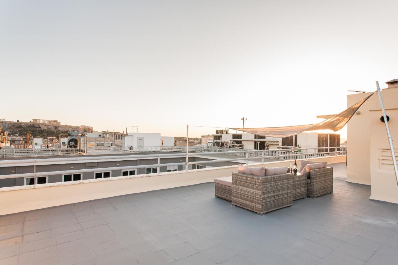 Gorgeous Retire With Breathtaking Acropolis View! Lägenhet Aten Exteriör bild